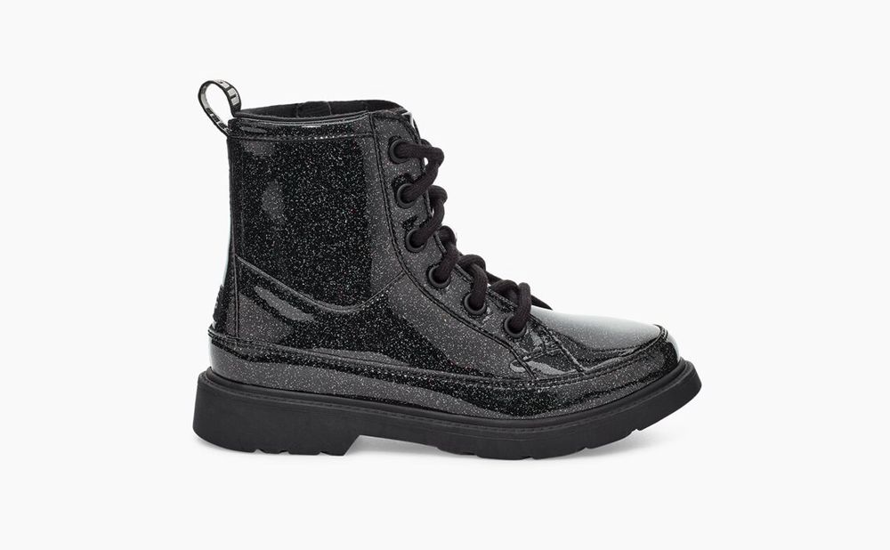 Ugg Boot Big Kids - Ugg Robley Glitter Black - 896ZHAVGI